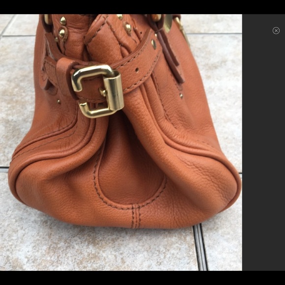 Besso caramel leather paddington lock bag - Picture 3 of 13